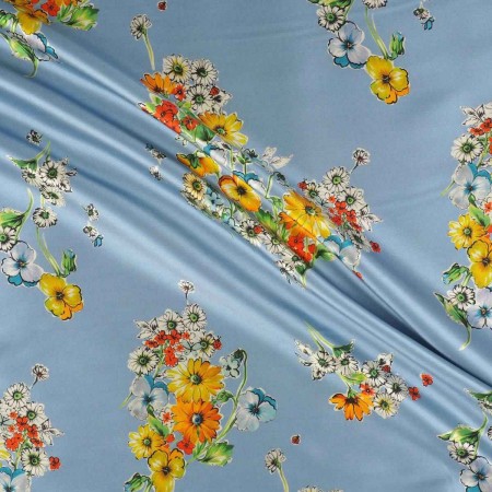 Estampado flor 515 azul