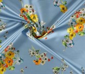 Estampado flor 515 azul