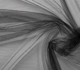 Black salom? soft flowing tulle