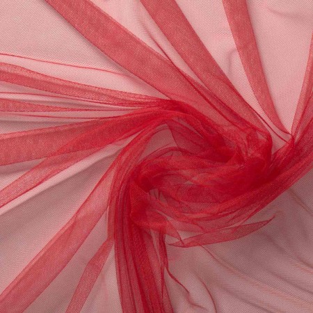 Red salomÉ soft flowing tulle