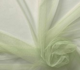 Basil green salomÉ soft flowing tulle