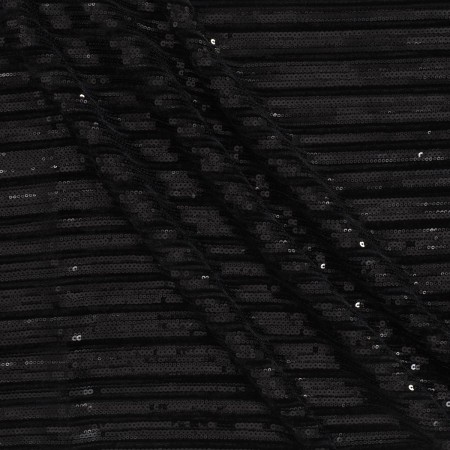 Terciopelo con lentejuelas negro