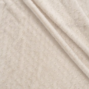 Peluche con perlas blanco