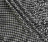 Lana con lentejuelas marron