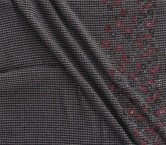 Lana con lentejuelas marron