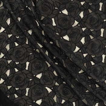 Bordado flor = 3007 negro