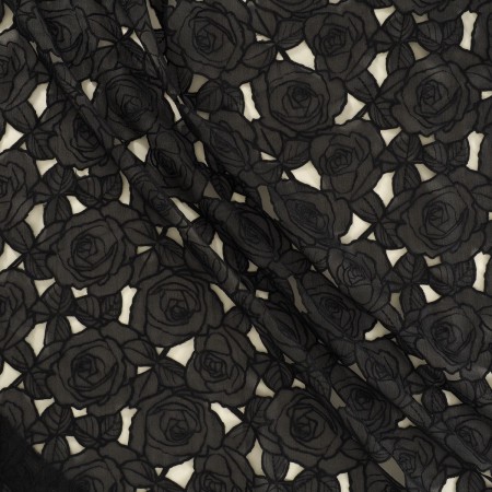 Bordado flor = 3007 negro
