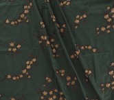 White embroidered cotton flower