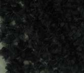 Flores tul 3d negro
