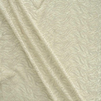 Bordado lentejuelas beige