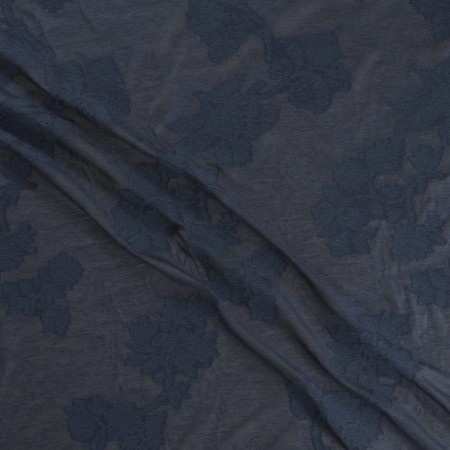 Jacquard fil coupè azul