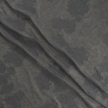 Grey jacquard fil coupè