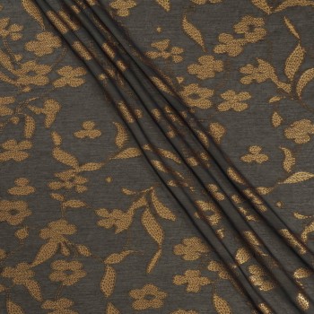 Gold jacq. lamé fil coupé