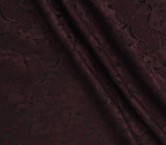 Jacquard floral rojo vino