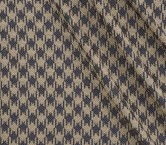 Jacquard geométrico marron