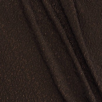 Brown ornamental jacquard