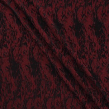 Jacquard orgánico rojo