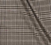 Brown fantasy tweed checks