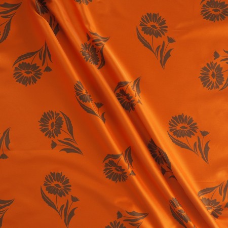 Mikado floral naranja marron