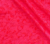Jacq. cloqué reciclado  rojo naranja