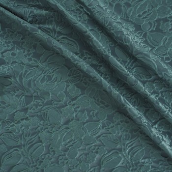 Turquoise jacq. recycled cloqué