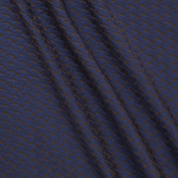 Blue jacq. cloqué recycling