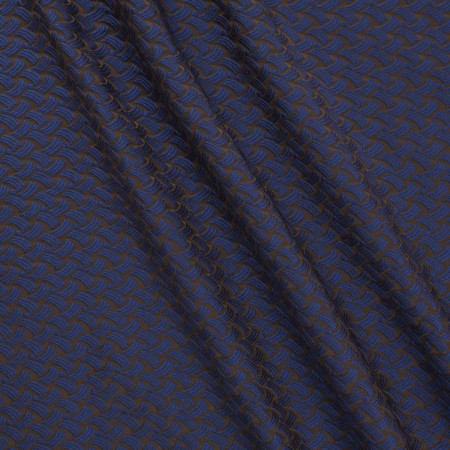Jacq. cloqué reciclado  azul