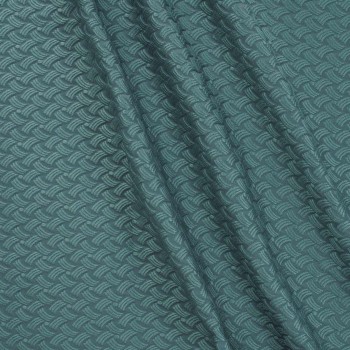 Turquoise jacq. cloqué recycling