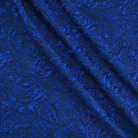 Blue  jacq. relieve lamé