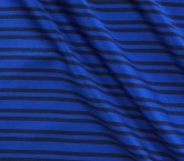 Jacquard raya bicolor azul