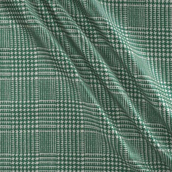 Green  jacquard mikaqdo