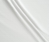 Jacquard floral blanco
