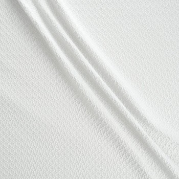 White floral jacquard