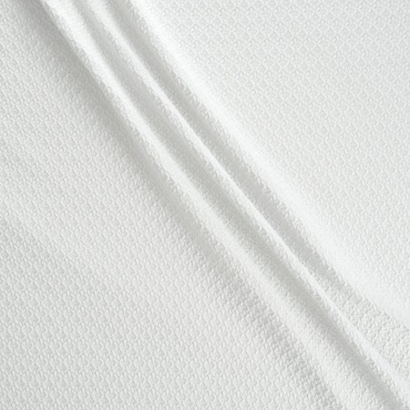 Jacquard floral blanco