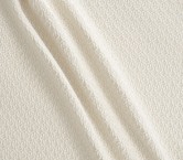 Jacquard floral blanco