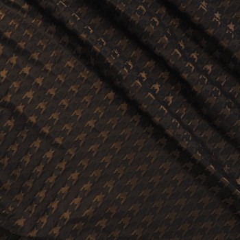 Jacquard pata de gallo naranja