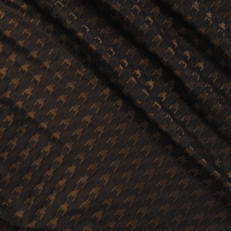 Jacquard pata de gallo naranja
