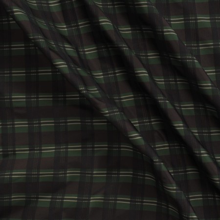 Tafetán cuadros verde