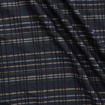 Blue  taffeta check