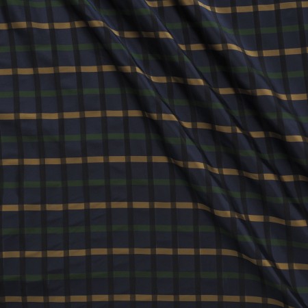 Tafetán cuadros azul
