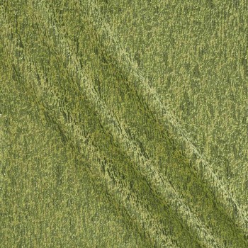 Green jacq, lamé wool