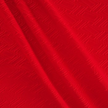Cloquet geométrico rojo