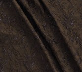 Brown ornamental jacquard lamè
