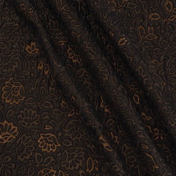 Bronce jacq. floral lamé embossed