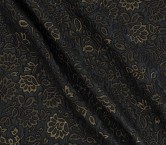 Jacq. floral relieve lamé verde