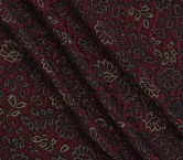 Jacq. floral relieve lamé verde