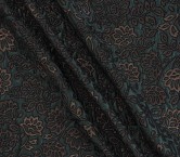 Jacq. floral relieve lamé verde