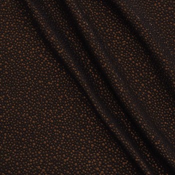 Brown jacquard geometrico lamè