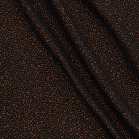 Jacquard geometrico lamè marron