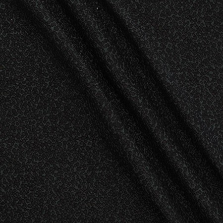 Jacquard geometrico lamè verde